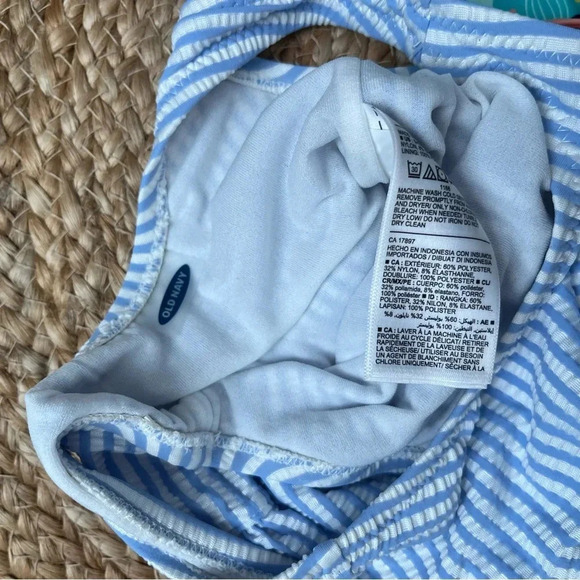 Ruffle Butts Toddler Girls Swimsuit Size 0-3 Months 1 Pc Rashguard Island Dream - Picture 4 of 5